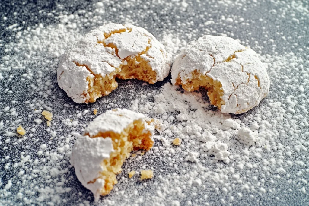 Crumbly snowball cookie