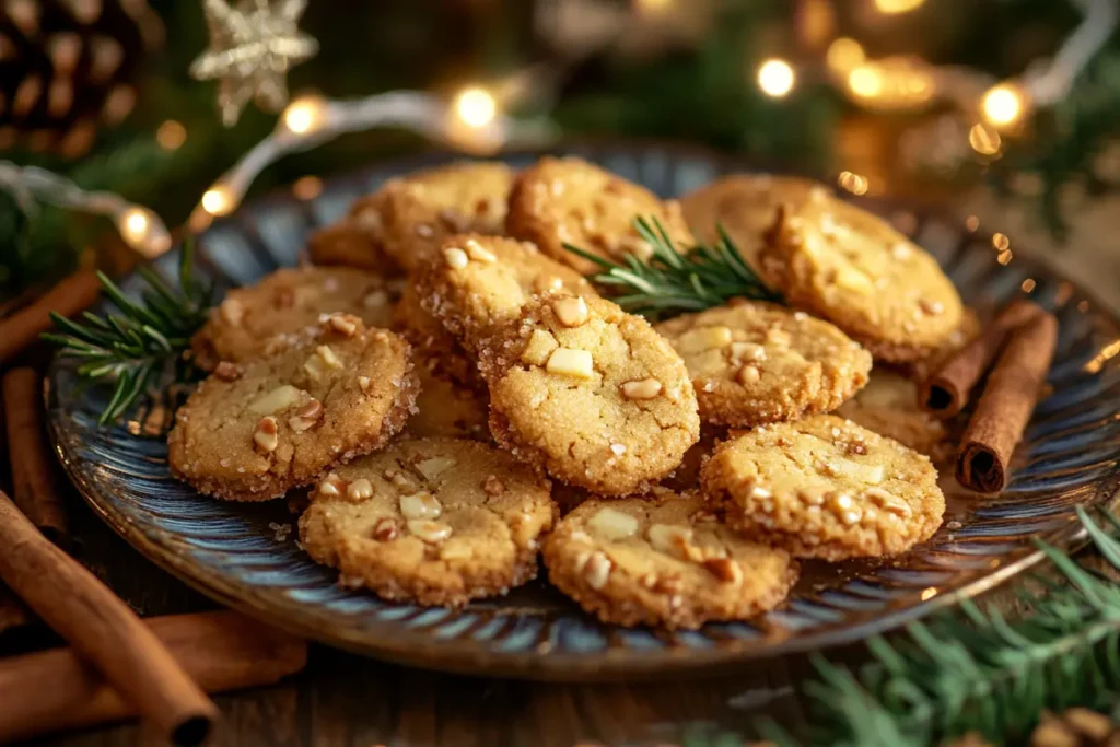 Tate’s Butter Crunch Cookies as a holiday treat