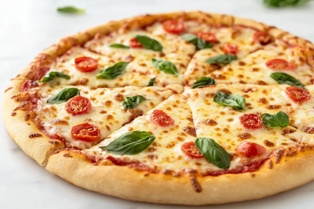Homemade pizza with Trader Joe's dough