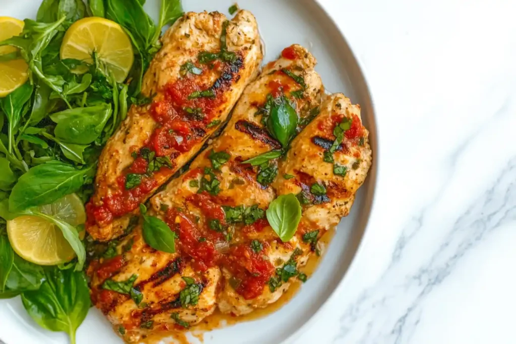 Grilled Chicken Margherita Side