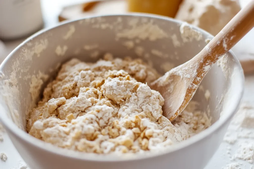 Baking process for the snowball recipe