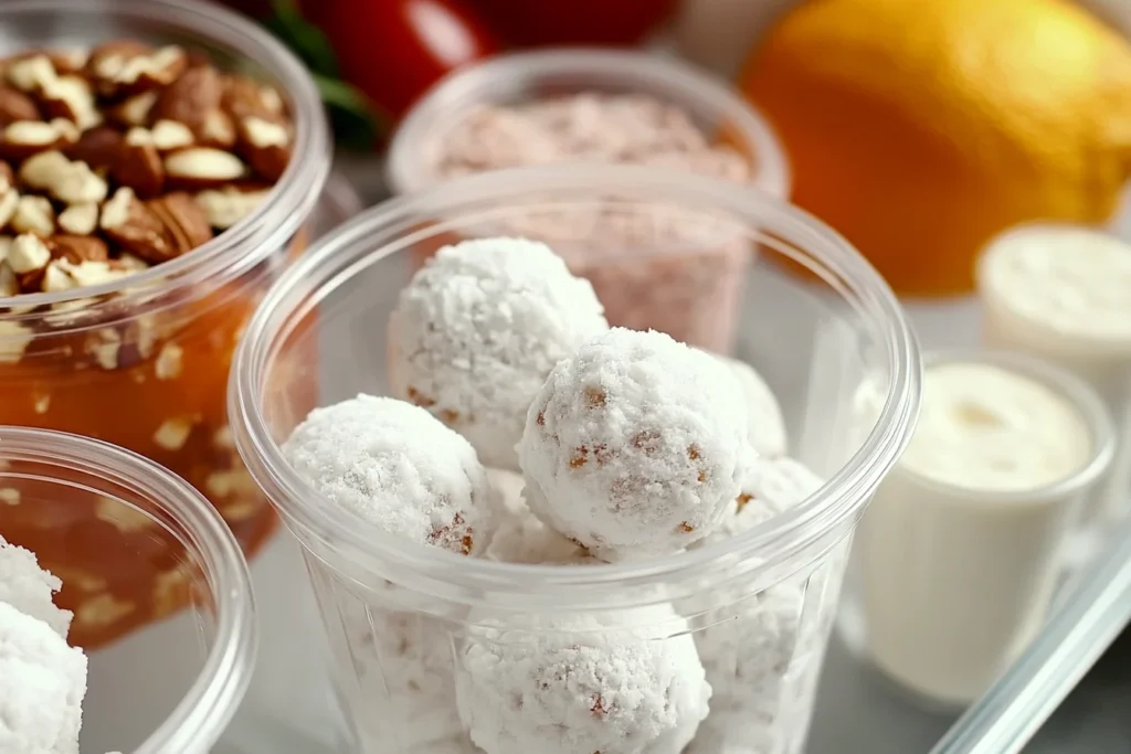 Snowballs in the fridge