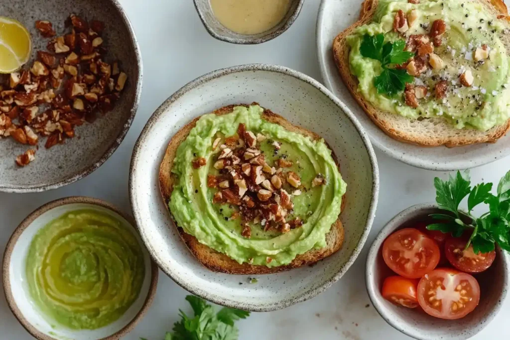 A Step-by-Step Assembly of Avocado Toast