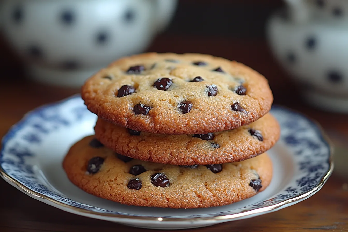 A perfectly baked golden-brown crunchy cookie on a cooling rack, illustrating crispness and texture