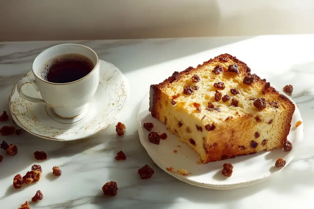 Sliced Panettone Cake Italy