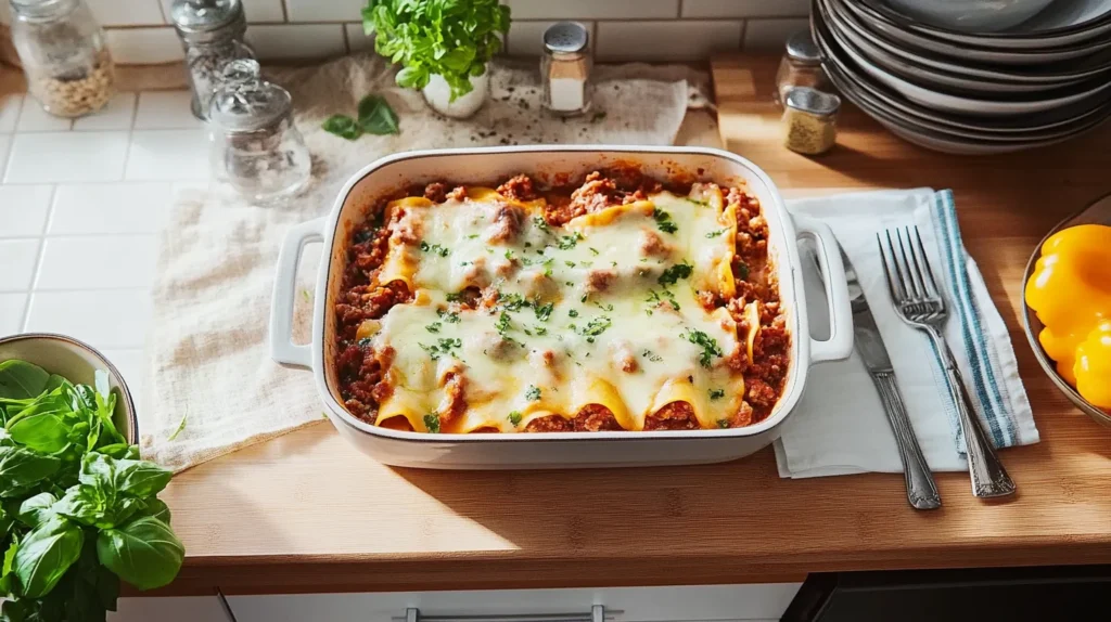 What can I use instead of pasta in lasagna? top-down zucchini layers