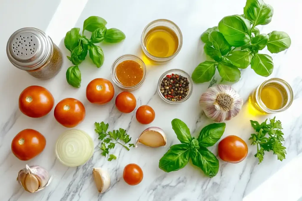 Fresh Ingredients for Chilean Stew
